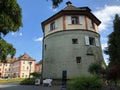 Gardeners Tower or Gartnerturm oder Gaertnerturm, Flower Island Mainau on the Lake Constance or Die Blumeninsel im Bodensee