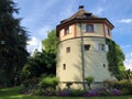 Gardeners Tower or GÃÆÃâÃâÃÂ¤rtnerturm Gartnerturm oder Gaertnerturm, Flower Island Mainau on the Lake Constance or Die Blumeninsel