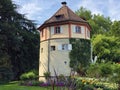 Gardeners Tower or GÃÆÃÂ¤rtnerturm Gartnerturm oder Gaertnerturm, Flower Island Mainau on the Lake Constance or Die Blumeninsel