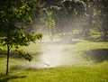 Gardening, automatic watering lawns