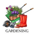 Gardening banner