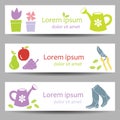 Gardening banners