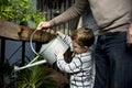 Gardening Children Father Bond Concept Royalty Free Stock Photo