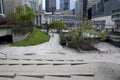 Gardening designs Robson Square Vancouver