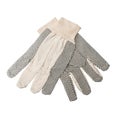 Gardening gloves nonslip linen cotton and rubber grip fabric comfortable