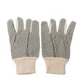 Gardening gloves nonslip linen cotton and rubber grip fabric comfortable