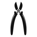 Gardening secateurs tool with sharp blades for trimming branches icon Royalty Free Stock Photo