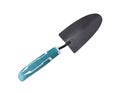 Gardening spade tool. Garden small shovel. Garden handle shovel isolated on white background Royalty Free Stock Photo