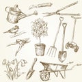 Gardening tools Royalty Free Stock Photo