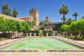 Gardens in the Alcazar of Christian Monarchs in Cordoba, Andalusia Spain Royalty Free Stock Photo