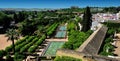 Gardens of Alcazar of the Christian Monarchs, Cordoba, Spain Royalty Free Stock Photo