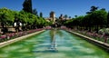 Gardens of Alcazar of the Christian Monarchs, Cordoba, Spain Royalty Free Stock Photo