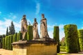 Gardens at the Alcazar in Cordoba Royalty Free Stock Photo