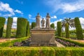 Gardens in Alcazar Cordoba Royalty Free Stock Photo