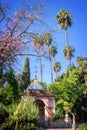 The gardens of the Alcazar of Seville, Andalusia Spain