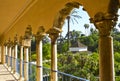 Gardens of the Alcazar of Seville, Andalusia, Spain Royalty Free Stock Photo