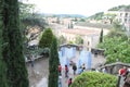 Gardens around the cathedral of Girona