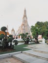 Gardens around Wat Arun, Bangkok, Thailand