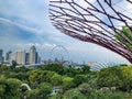 Gardens by the Bay Singapore sky walk Royalty Free Stock Photo
