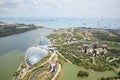 Gardens by the Bay was crowned World Building of the Year Royalty Free Stock Photo
