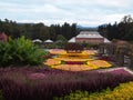 Gardens of Biltmore Estate at dusk