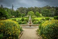 Gardens and buildings at Port Arthur penal colony world heritage Royalty Free Stock Photo