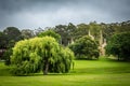 Gardens and buildings at Port Arthur penal colony world heritage Royalty Free Stock Photo