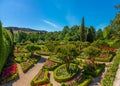 Gardens and Casa de Mateus estate in Portugal