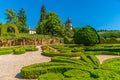 Gardens and Casa de Mateus estate in Portugal