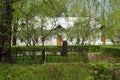 Gardens and chapel of NovodÃÂ©vichi Monastery, Moscow, Russia