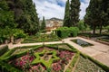 Gardens of El Partal at Alhambra - Granada, Andalusia, Spain