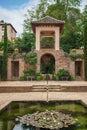 Gardens of El Partal at Alhambra - Granada, Andalusia, Spain