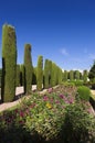 Gardens and fountains of the Alcazar de los Reyes CatÃÂ³licos