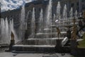 Gardens and fountains of the Summer Palace in St Pertersburg