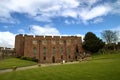 The gardens of the historic Shrewsbury Castle in Shropshire Royalty Free Stock Photo