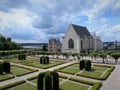 The ChÃÂ¢teau d`Angers is a castle in the city of Angers in the Loire Valley, in France. Royalty Free Stock Photo