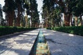 Gardens in Kashan Royalty Free Stock Photo