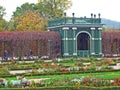 Gardens with maze of Schoenbrunn or Schonbrunn Palace SchÃÂ¶nbrunner Schlosspark, Wien  - Vienna, Austria Royalty Free Stock Photo