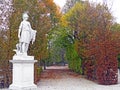 Gardens with maze of Schoenbrunn or Schonbrunn Palace SchÃÂ¶nbrunner Schlosspark, Wien - Vienna, Austria