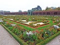 Gardens with maze of Schoenbrunn or Schonbrunn Palace SchÃÂ¶nbrunner Schlosspark, Wien  - Vienna, Austria Royalty Free Stock Photo