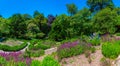 Gardens of the national palace of Pena, Sintra, Portugal Royalty Free Stock Photo