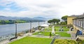 Gardens next to the Ribadeo estuary, Lugo, Galicia