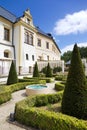 Gardens of Palacky university, Olomouc town, Moravia, Czech republic