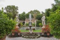 Gardens of Palazzo Pfanner, Lucca, Tuscany, Italy, Europe.