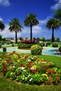 Gardens of Piquio in Santander Royalty Free Stock Photo