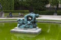 In the gardens of the Rodin musem, Paris, France Royalty Free Stock Photo