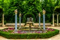 Gardens of the Royal Palace of Aranjuez Royalty Free Stock Photo