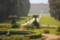 Gardens, Royal Palace of Caserta. Naples. Italy Royalty Free Stock Photo