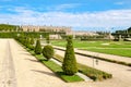 The gardens of the royal Palace of Versailles near Paris in France Royalty Free Stock Photo