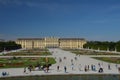 The gardens of the royal palace in Wien, Austria.